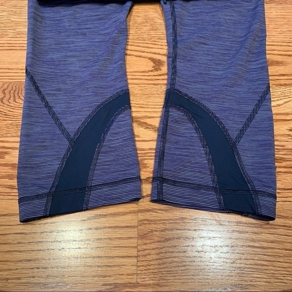 Lululemon Run Inspire Crop II Wee Are From Space Deep Indigo - Picture 4 of 10